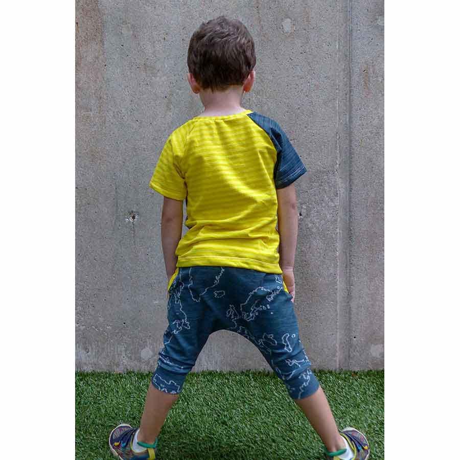 Grunge Raglan T-Shirt Pattern