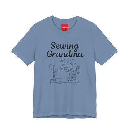 Sewing Grandma Unisex Jersey Short Sleeve Tee by Puperita