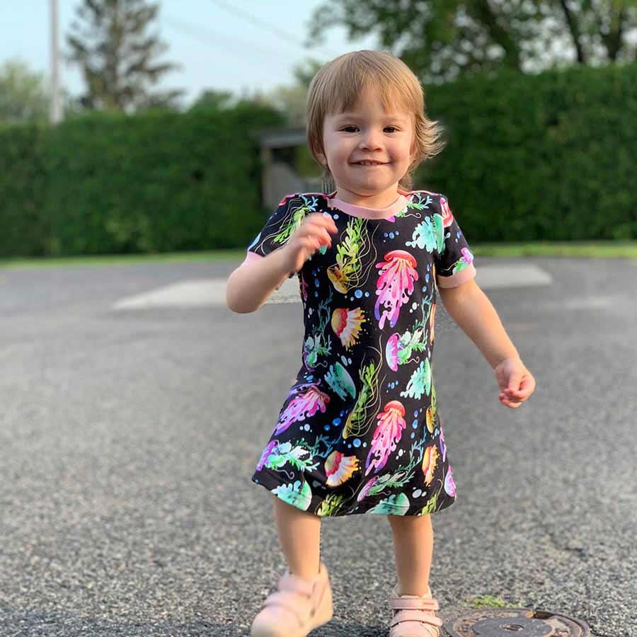 Wave Dress Pattern