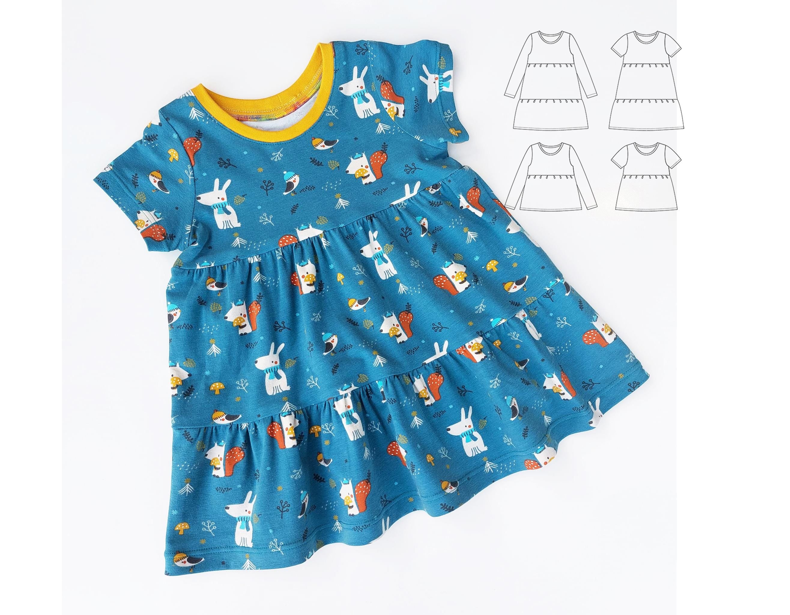 Chichi Tiered Dress and Top Pattern