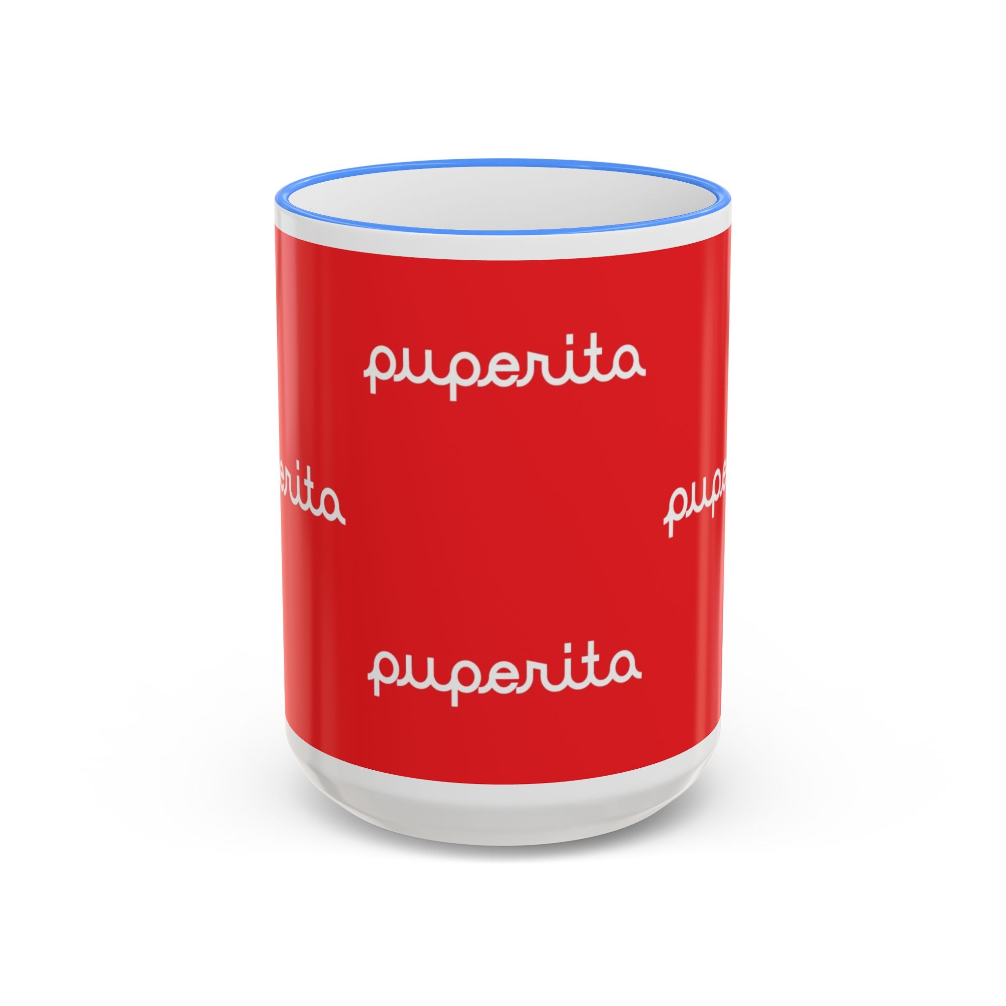 Puperita Accent Rim & Handle Mug (11oz, 15oz)