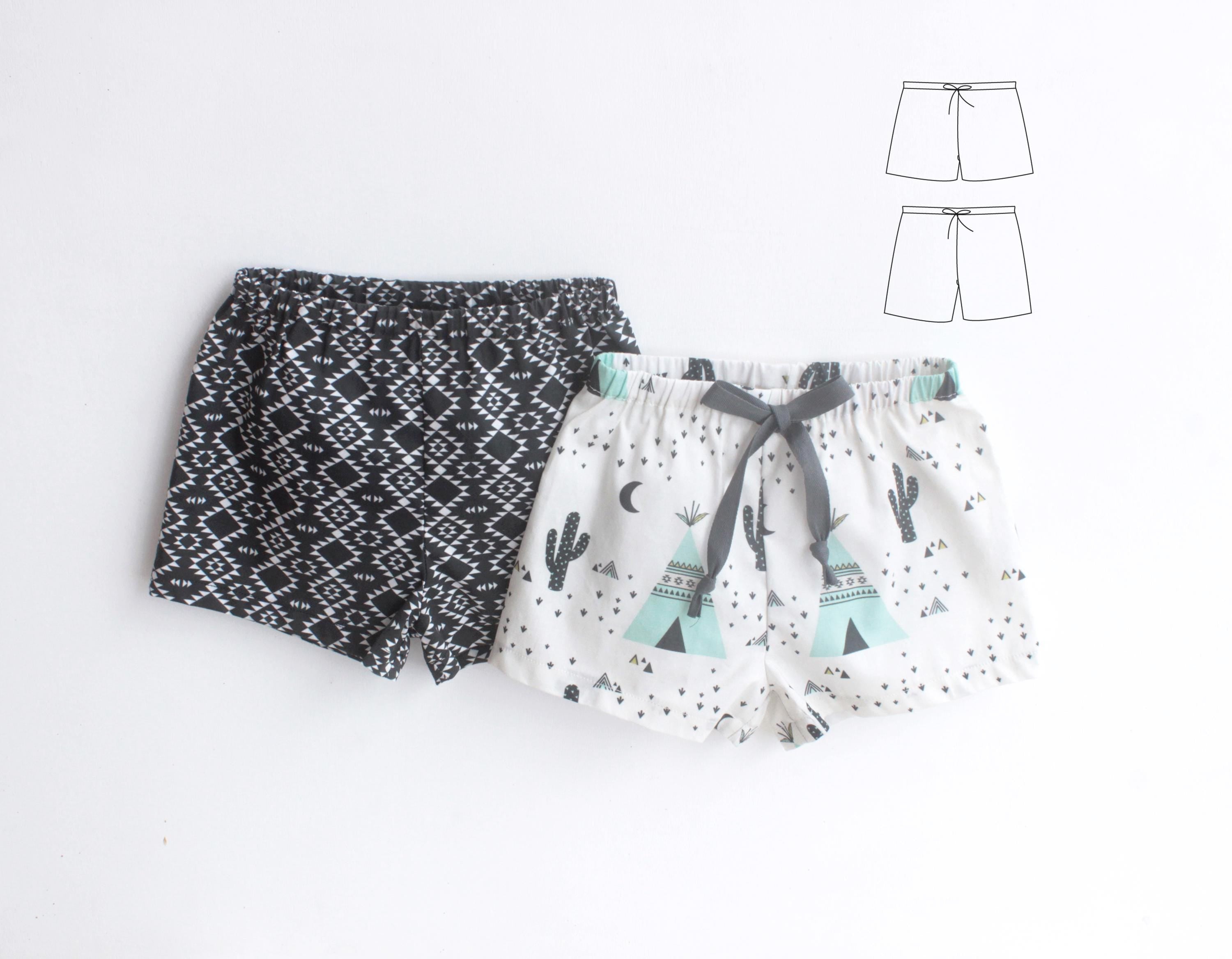 Perky Top & Shorts Pattern Set