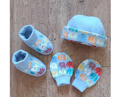Baby Hat, Mittens, & Booties Pattern (Tiny Set)