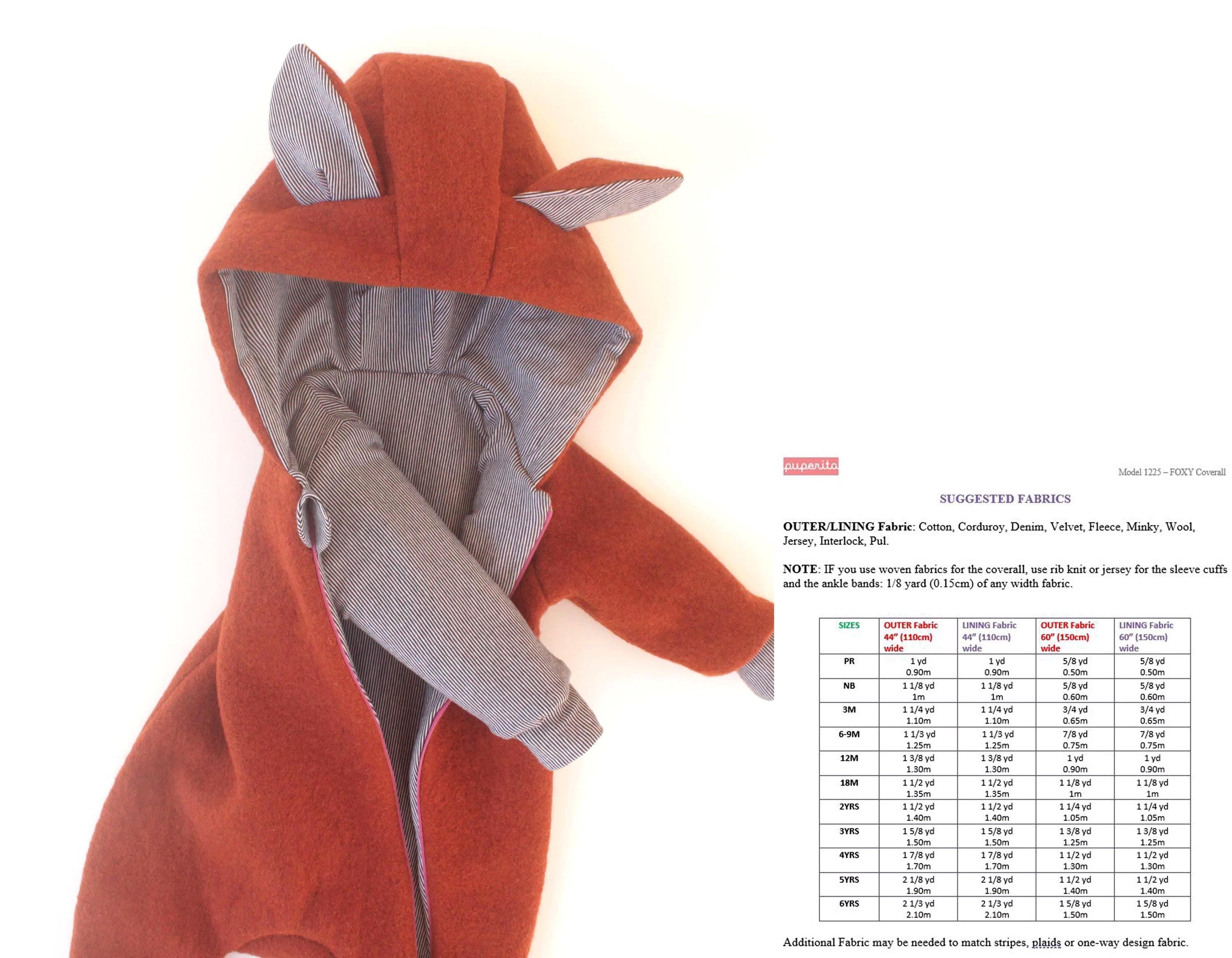 Foxy Coverall Pattern
