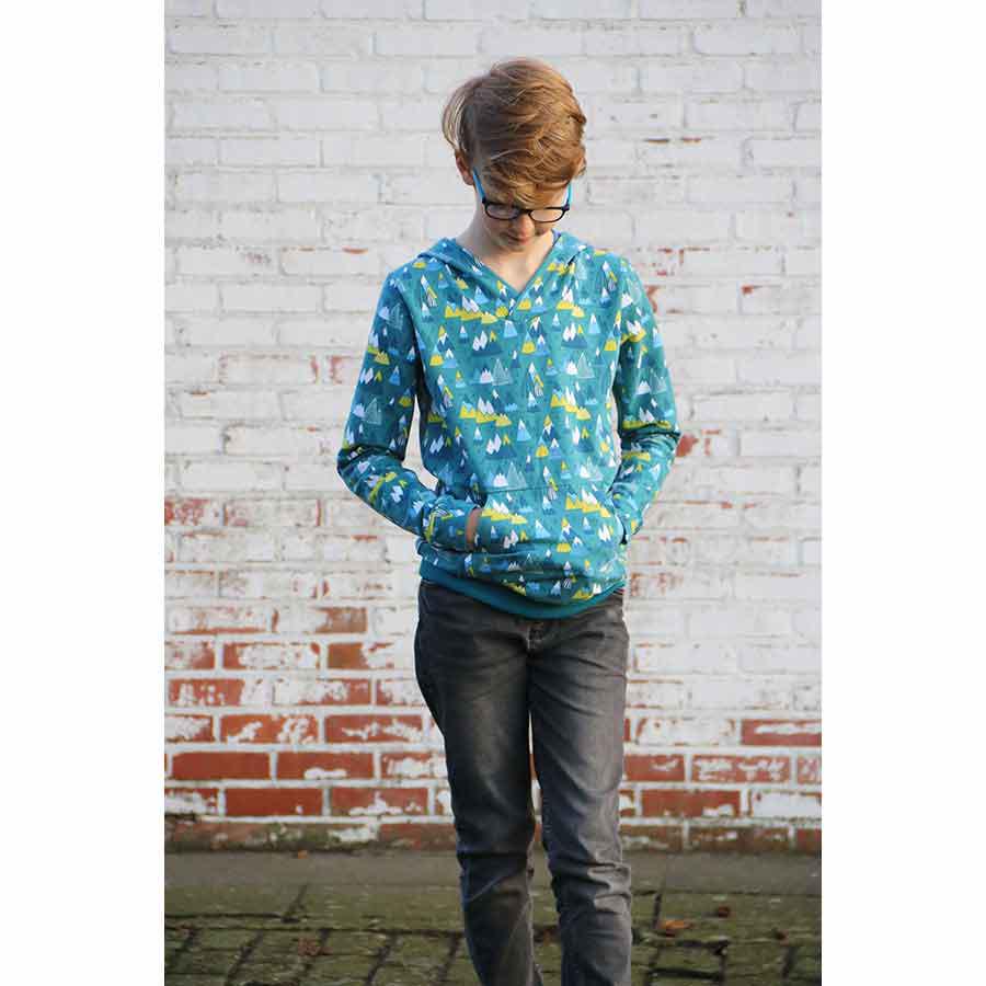 Percy Hooded Tee and Sweatshirt