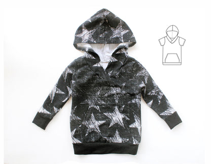 Percy Hooded Tee and Sweatshirt