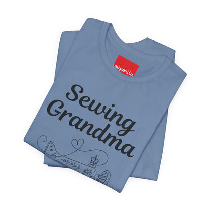Sewing Grandma Unisex Jersey Short Sleeve Tee by Puperita