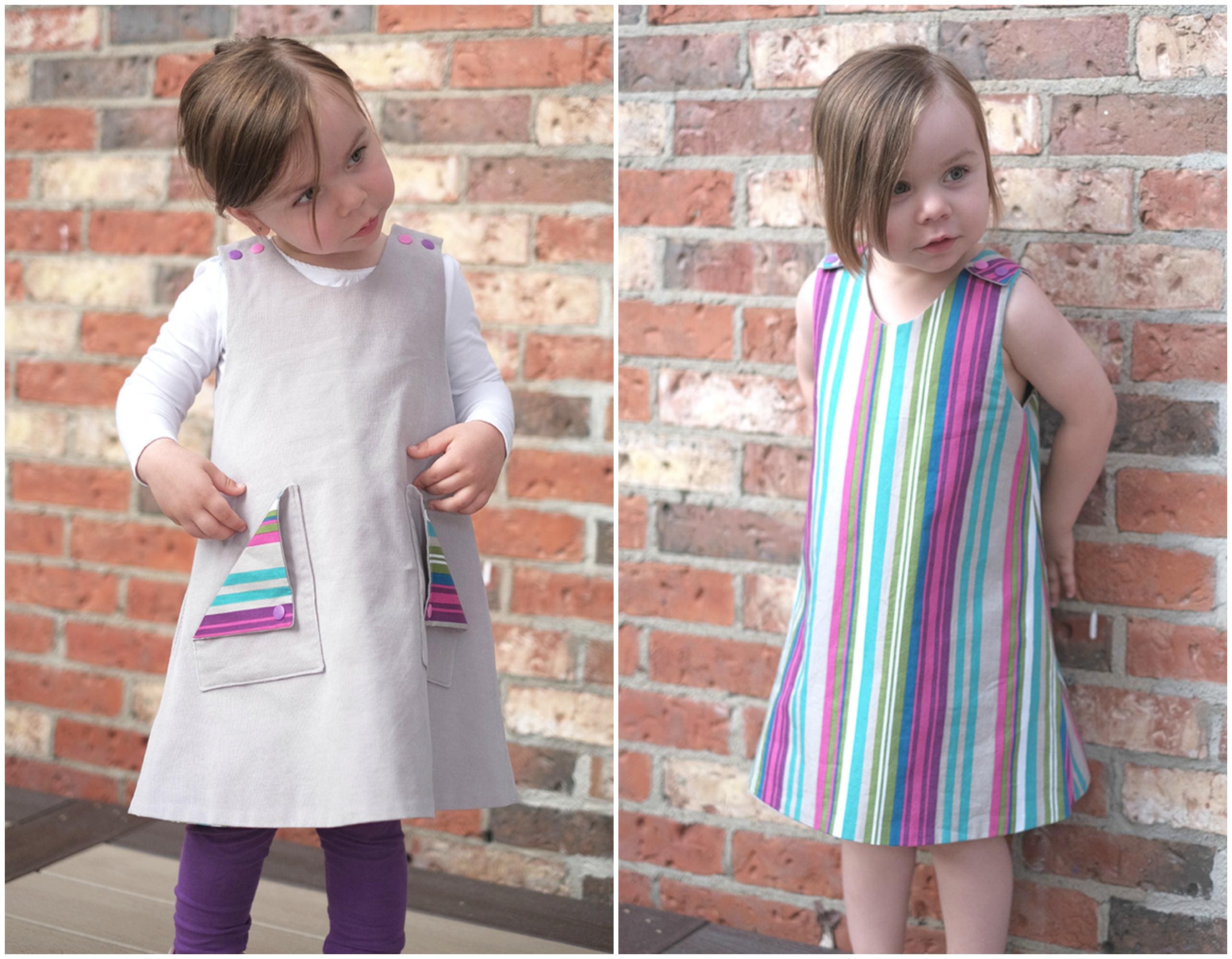 Alisha Reversible Dress & Pinafore Pattern
