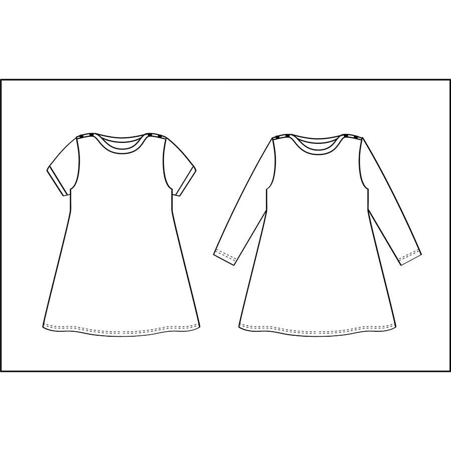 Wave Dress Pattern