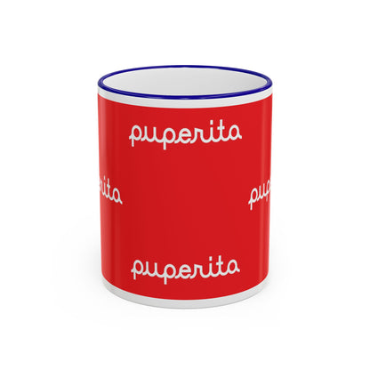 Puperita Accent Rim & Handle Mug (11oz, 15oz)