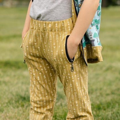 Dragon Zipper Pocket Pants Pattern
