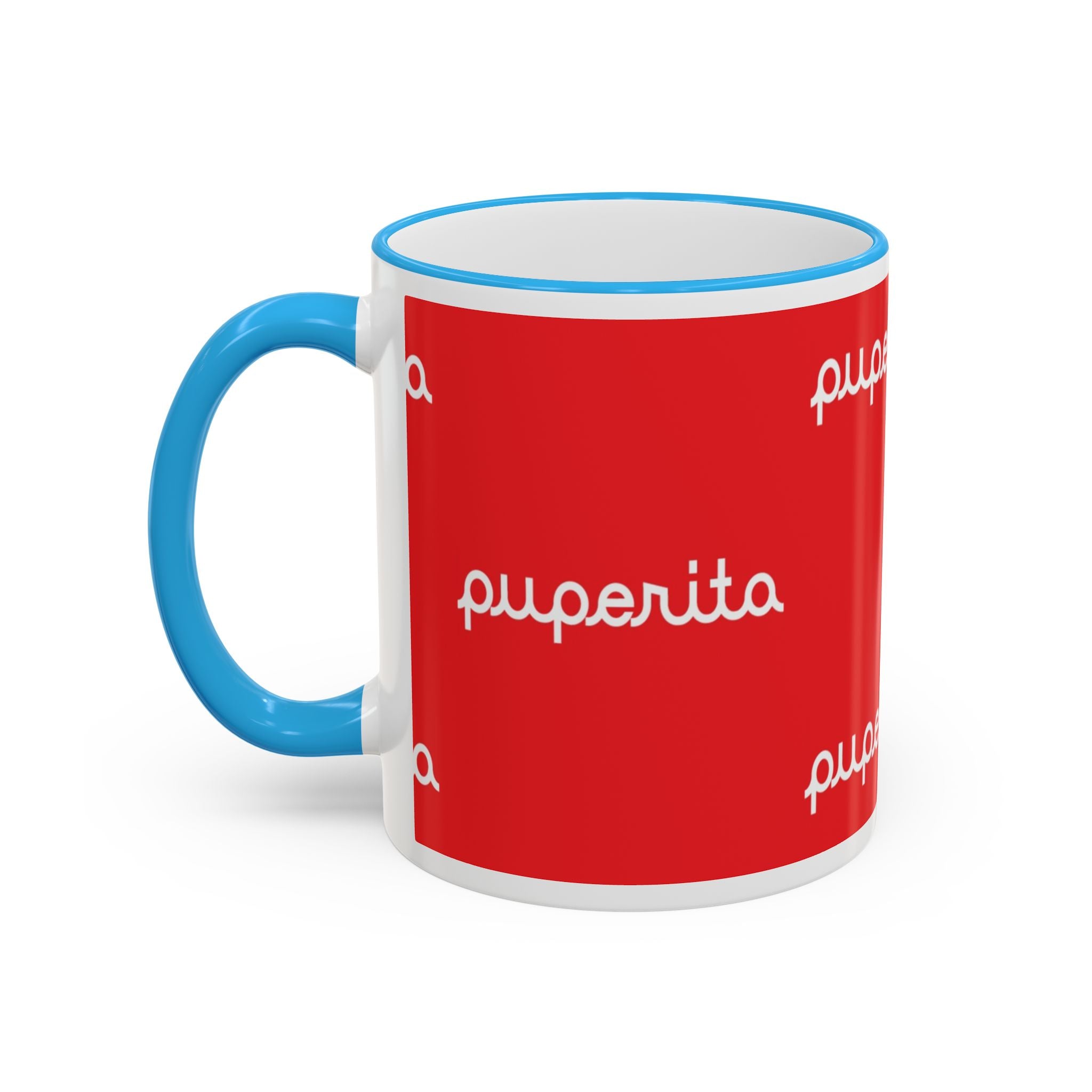Puperita Accent Rim & Handle Mug (11oz, 15oz)