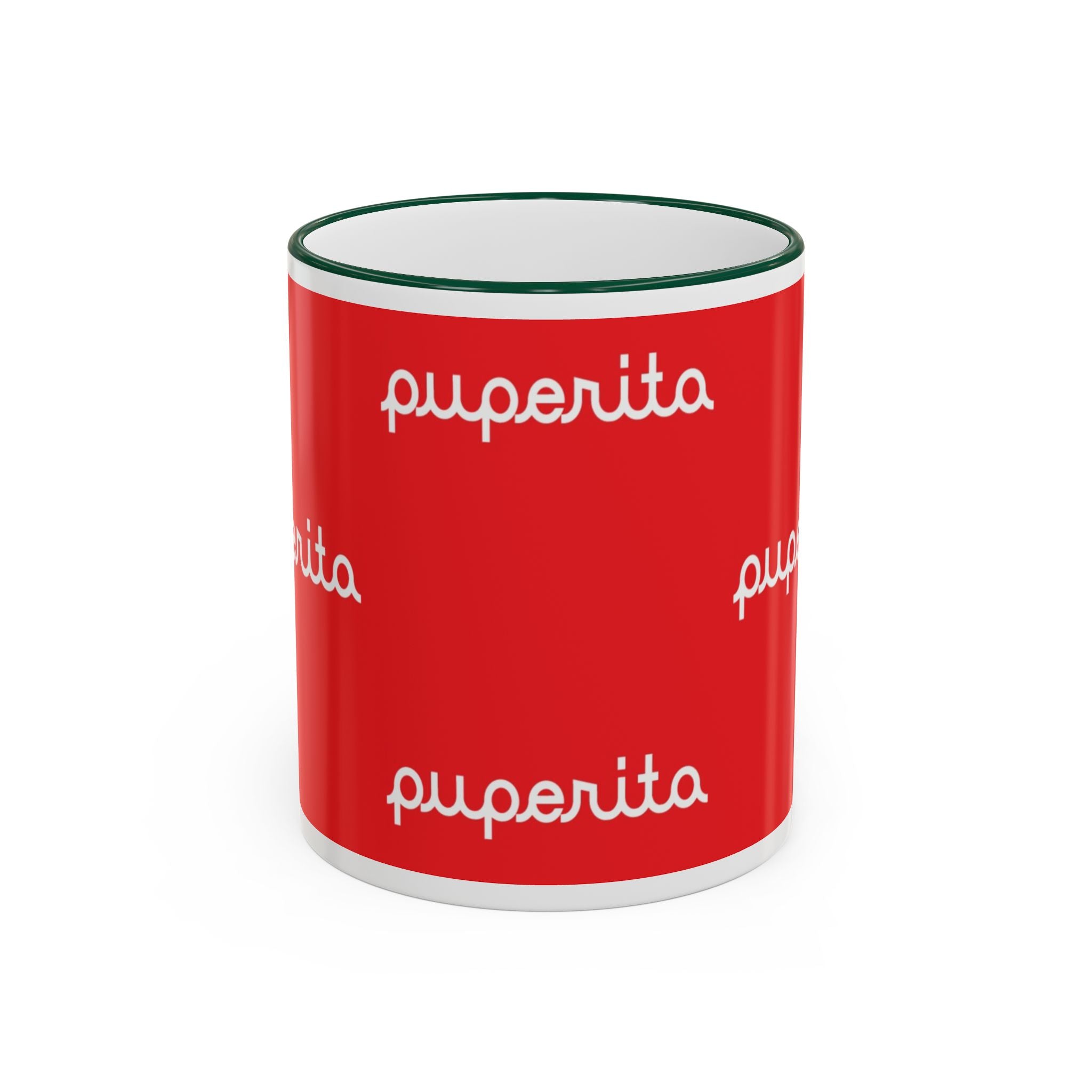 Puperita Accent Rim & Handle Mug (11oz, 15oz)