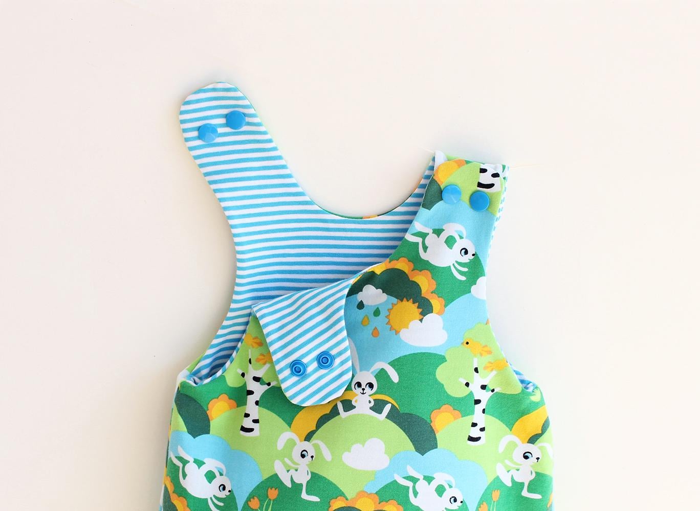 Jumpy Reversible Romper Pattern