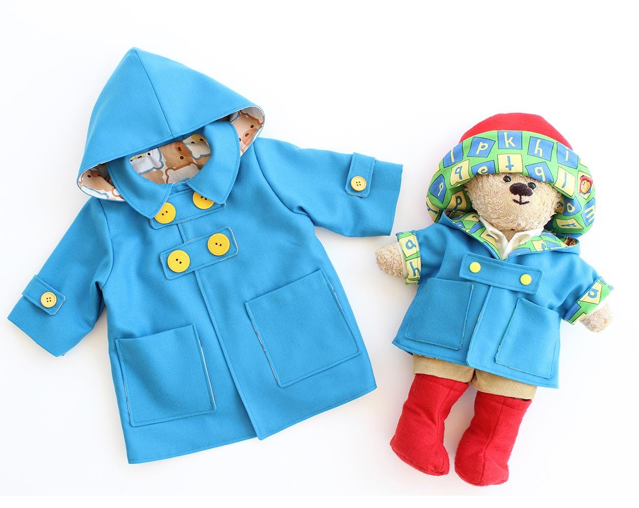 Witty Duffle Coat Pattern & Hat Pattern