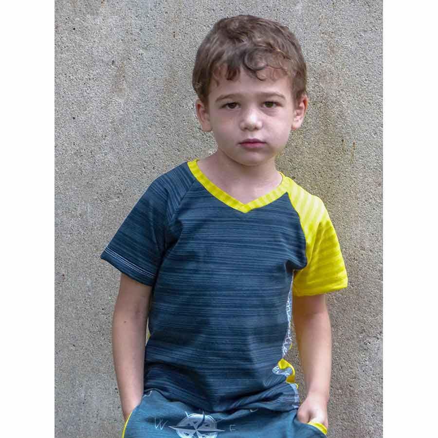 Grunge Raglan T-Shirt Pattern