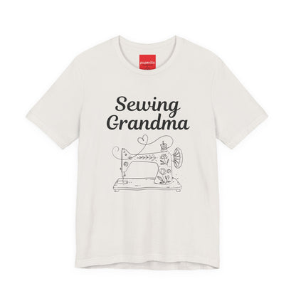 Sewing Grandma Unisex Jersey Short Sleeve Tee by Puperita