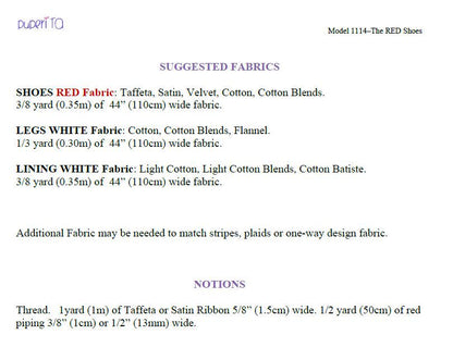 Red Shoes Christmas Stockings Pattern