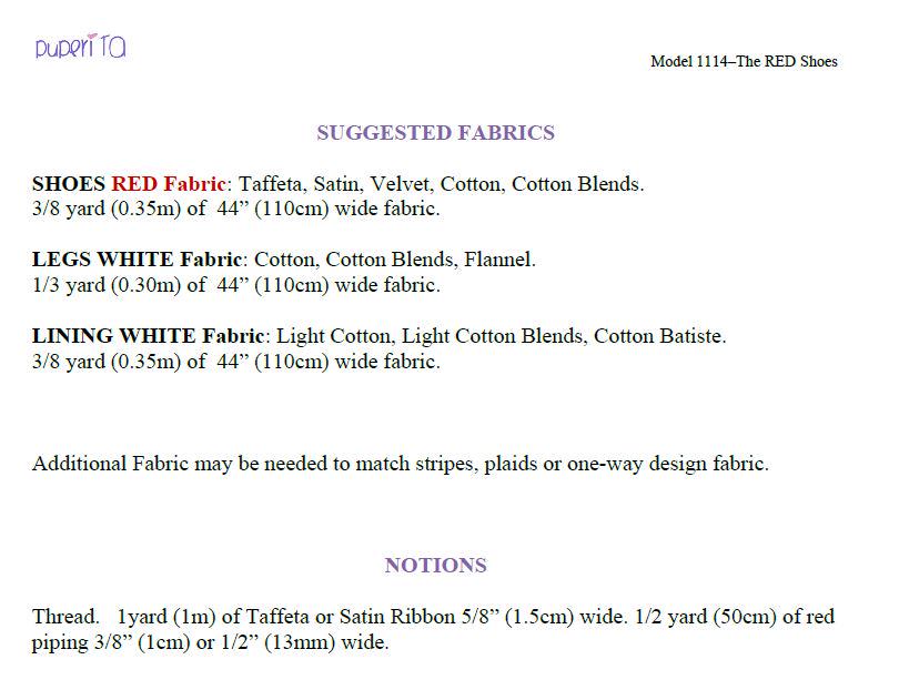 Red Shoes Christmas Stockings Pattern