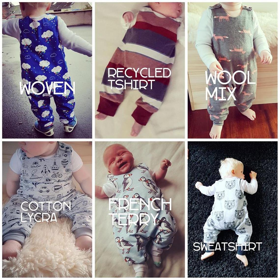 Jumpy Reversible Romper Pattern