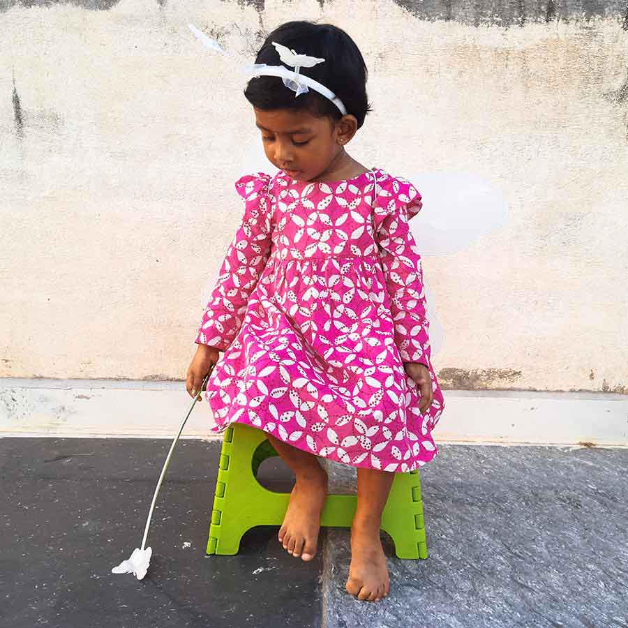 Fairytale Flutter Sleeve Dress Pattern