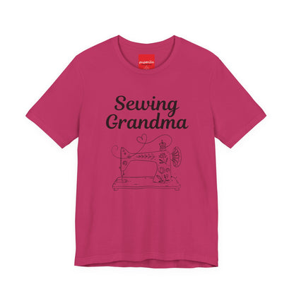 Sewing Grandma Unisex Jersey Short Sleeve Tee by Puperita