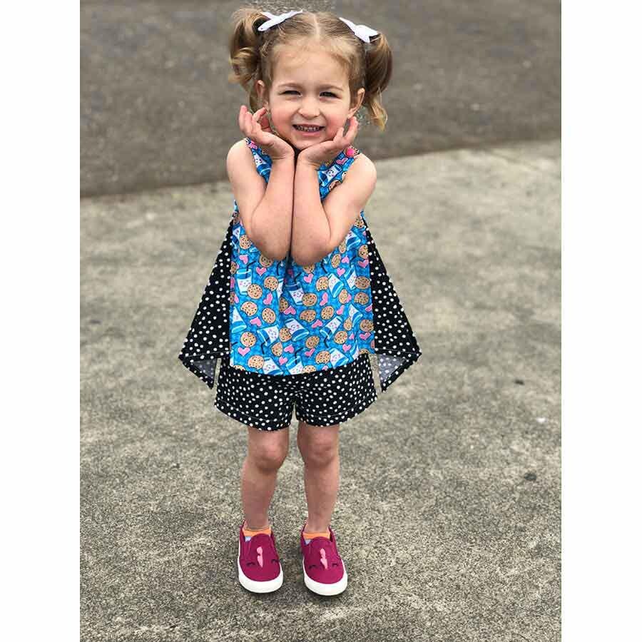 Perky Top & Shorts Pattern Set