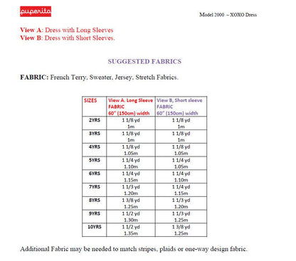 Xoxo Hooded Dress Pattern