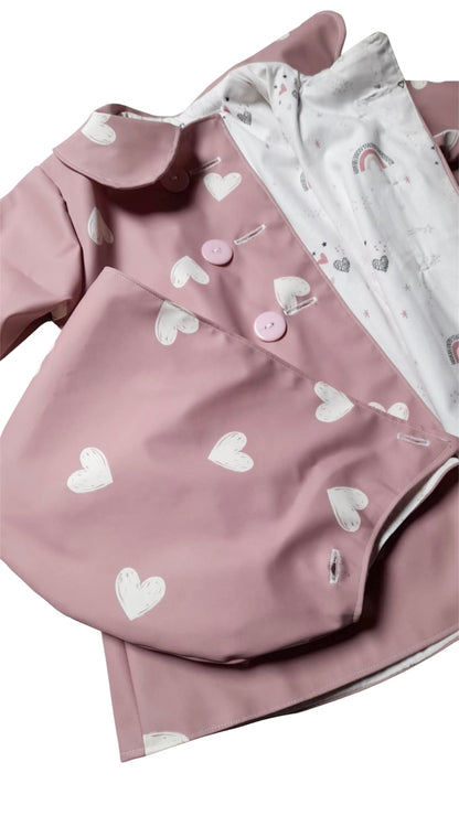 Dot Pop Raincoat Pattern
