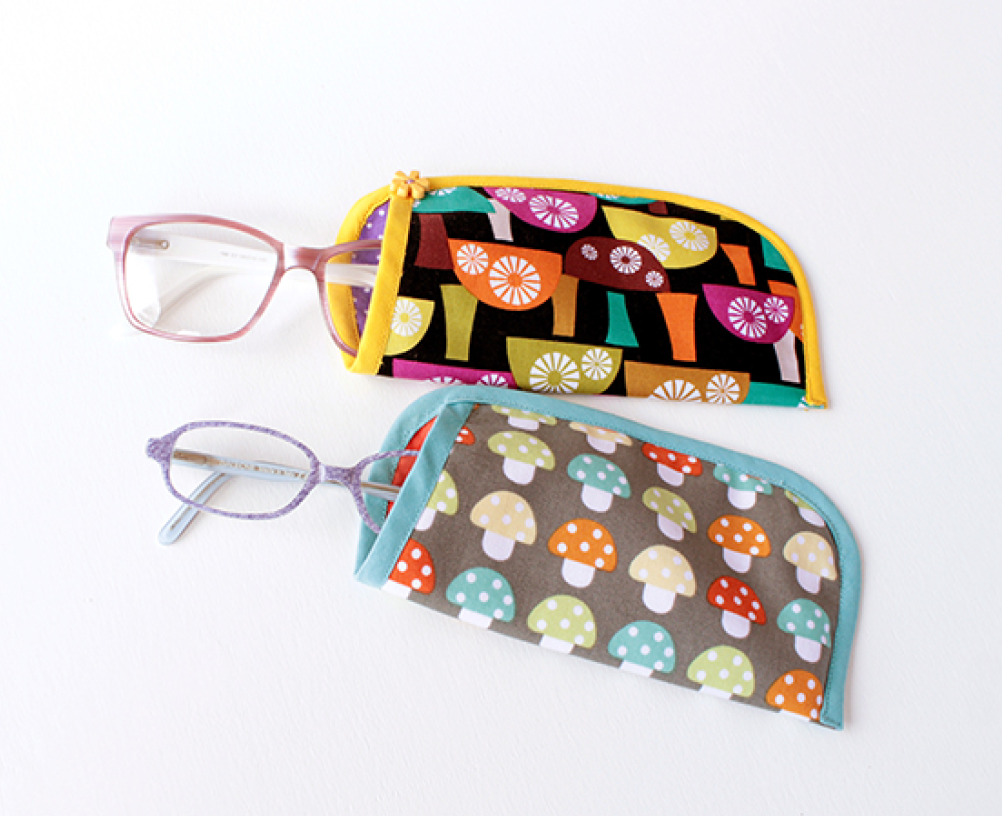 Mushrooms Eyeglass Case Pattern