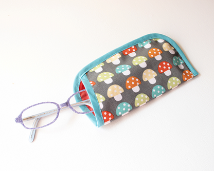 Mushrooms Eyeglass Case Pattern