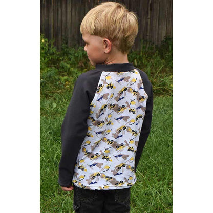 Swank Mock-Neck T-Shirt Pattern