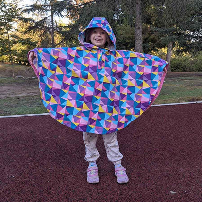 Raindrops Raincoat Cape Pattern