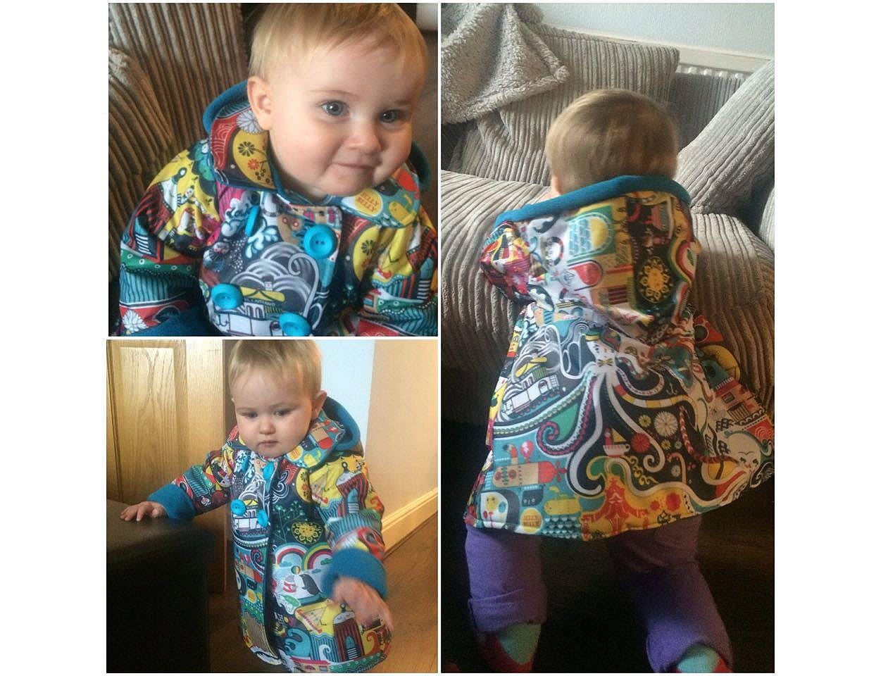 Dot Pop Raincoat Pattern