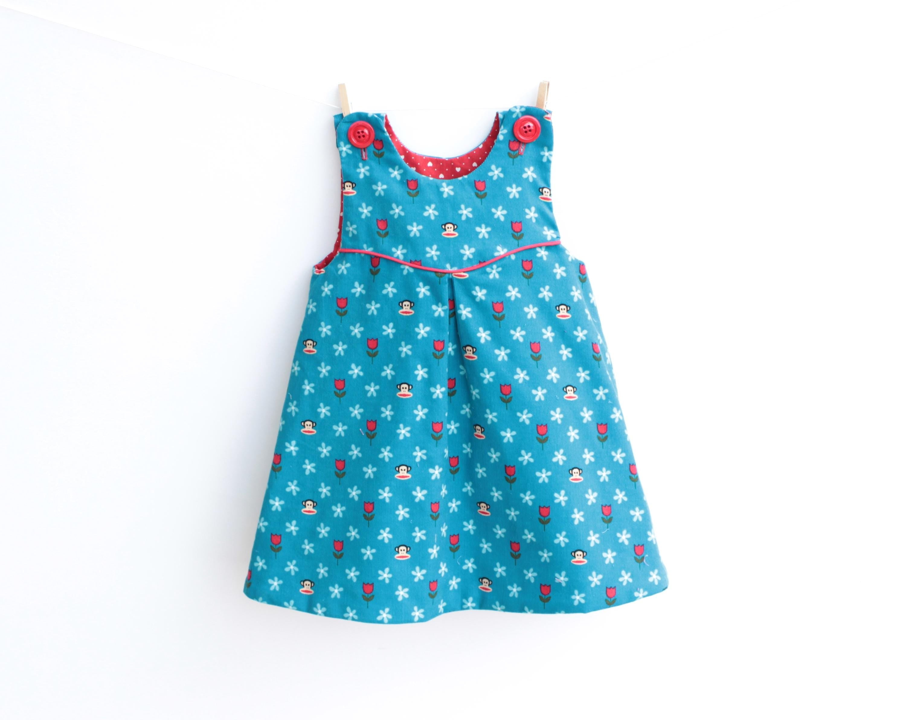 Mini Tulips Dress & Pinafore Pattern