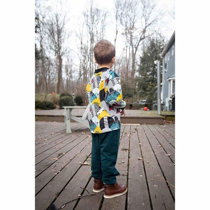 Hearty Drop Shoulder Sweater Pattern