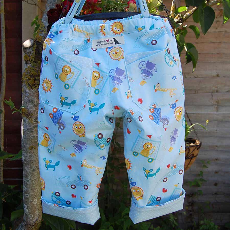 Little Stars Lined Pants Pattern