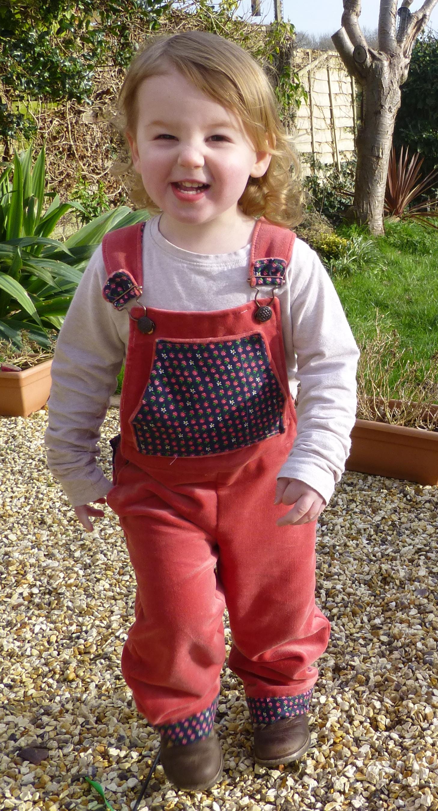 Bright Planes Overalls Pattern