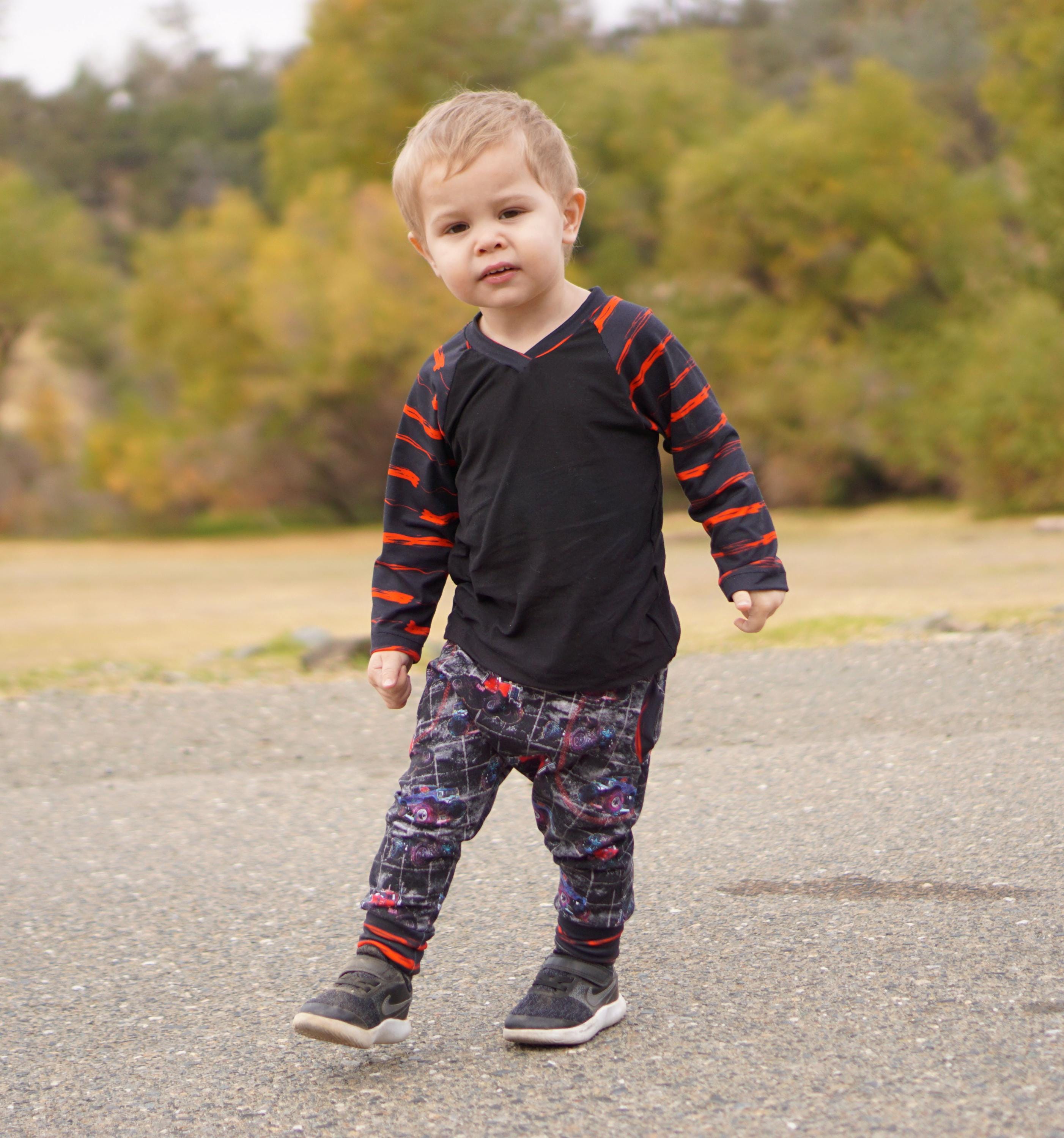 Grunge Raglan T-Shirt Pattern