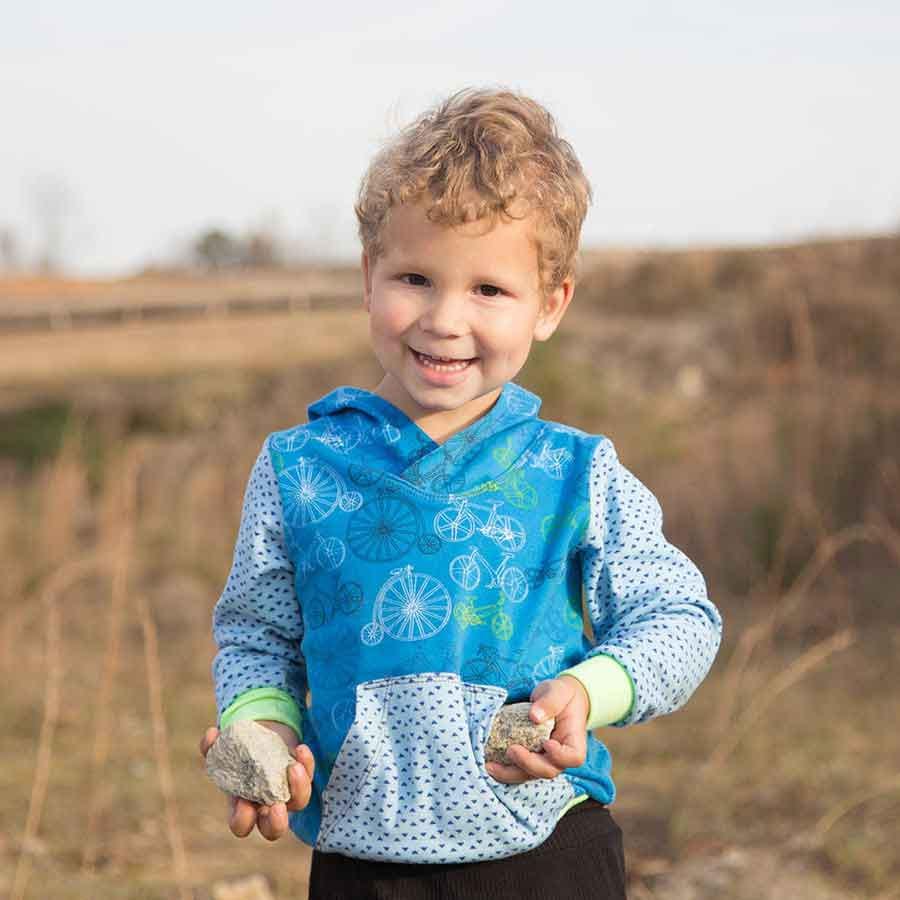 Percy Hooded Tee and Sweatshirt