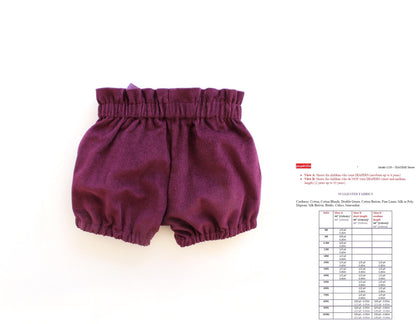 Teatime Shorts Pattern