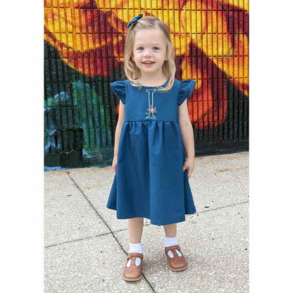 Fairytale Flutter Sleeve Dress Pattern