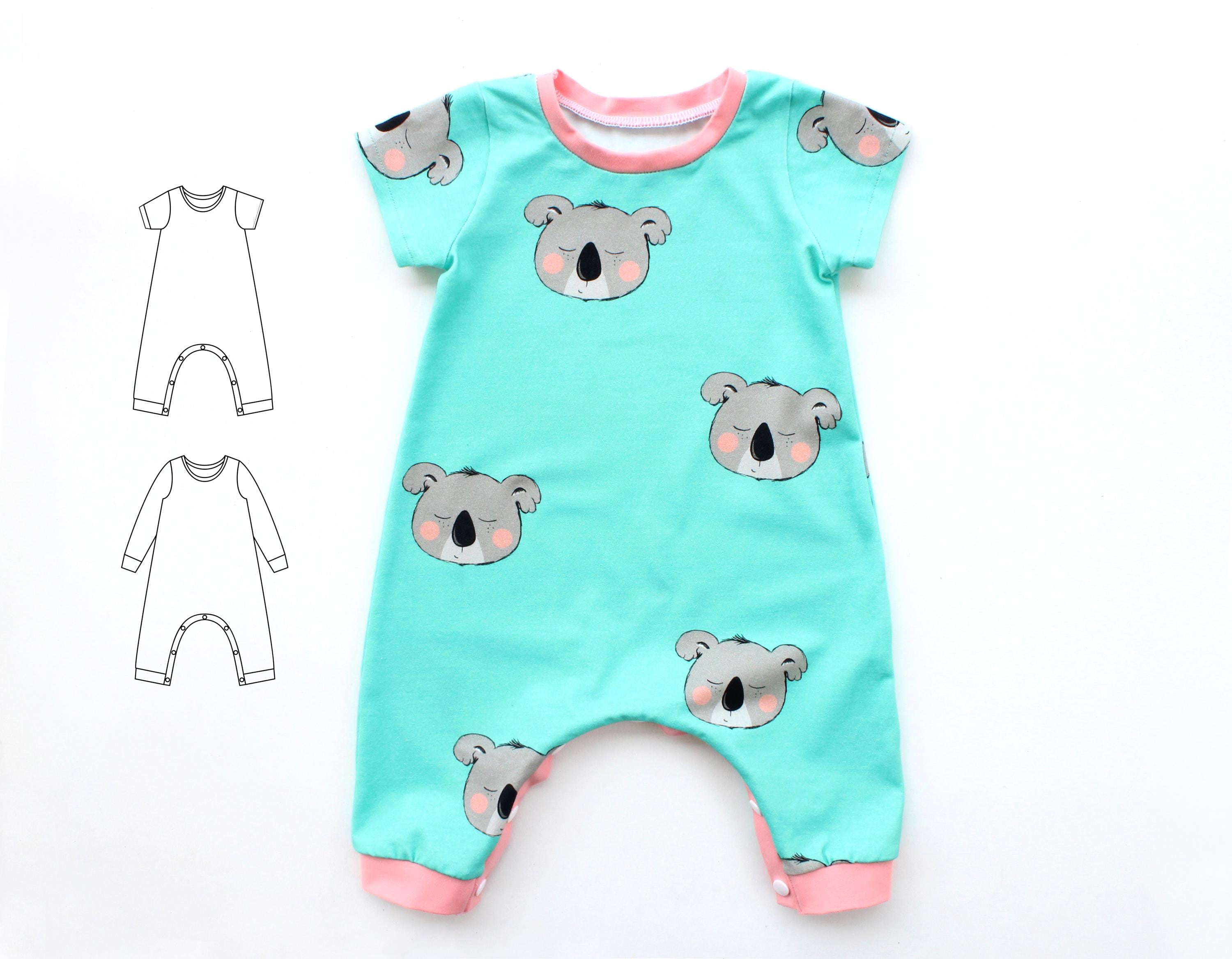 Funny Friends Long Romper Pattern