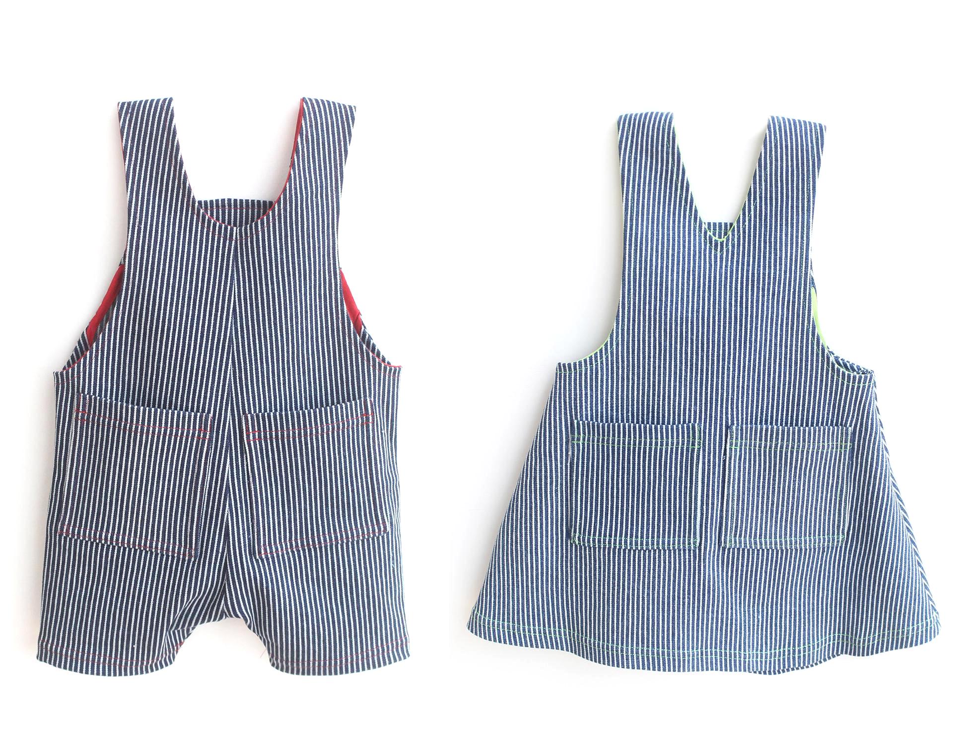 Ahoy Unlined Romper & Pinafore Pattern