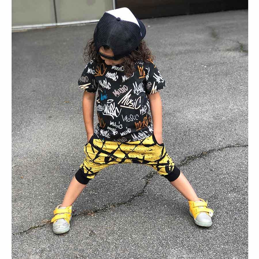 Grunge Harem Shorts Pattern