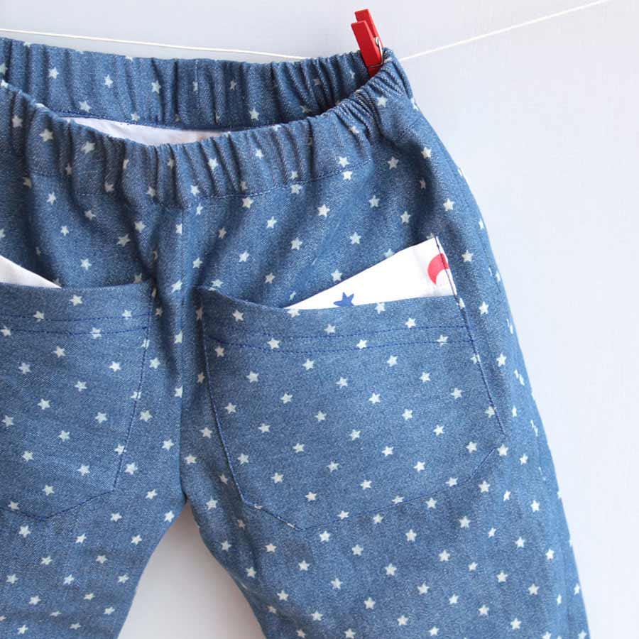 Little Stars Lined Pants Pattern