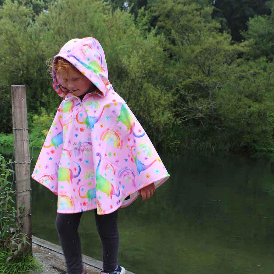 Raindrops Raincoat Cape Pattern