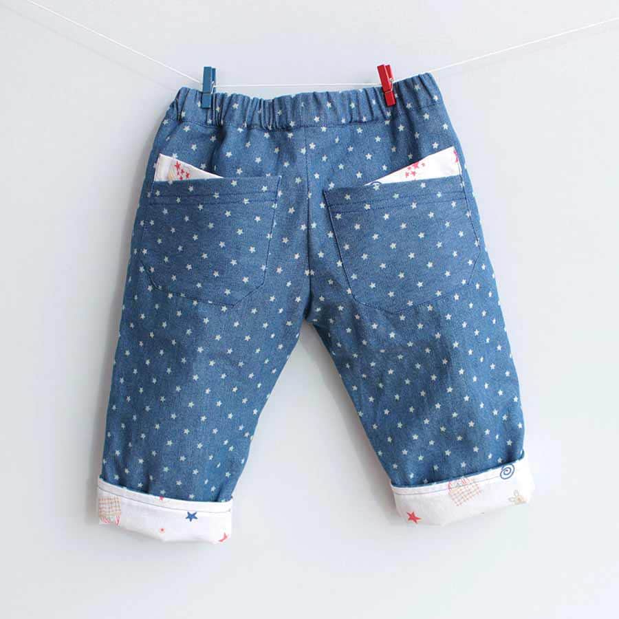 Little Stars Lined Pants Pattern