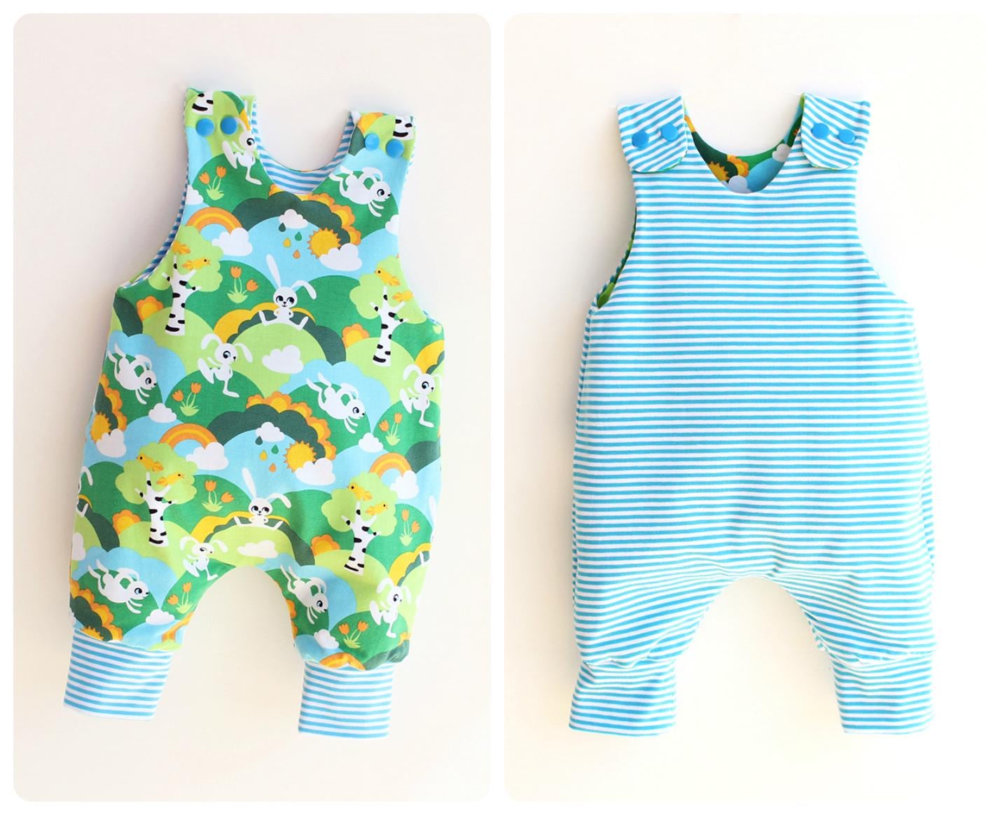 Jumpy Reversible Romper Pattern
