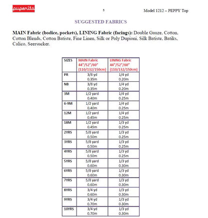 Perky Winged Tank Top Pattern